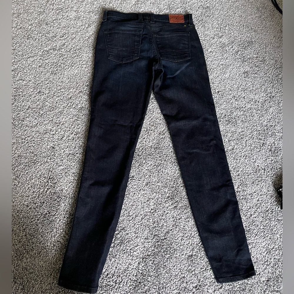 Lucky Brand dark wash ankle skinny jeans, low waist Brand new no tags